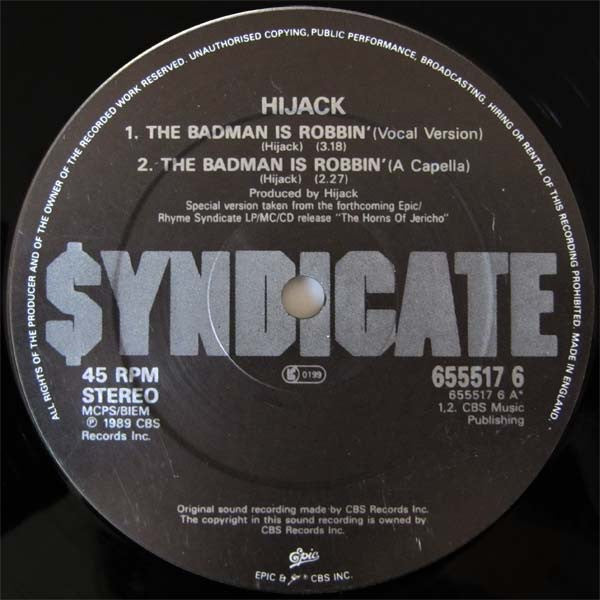 The Badman Is Robbin' Hijack (2)