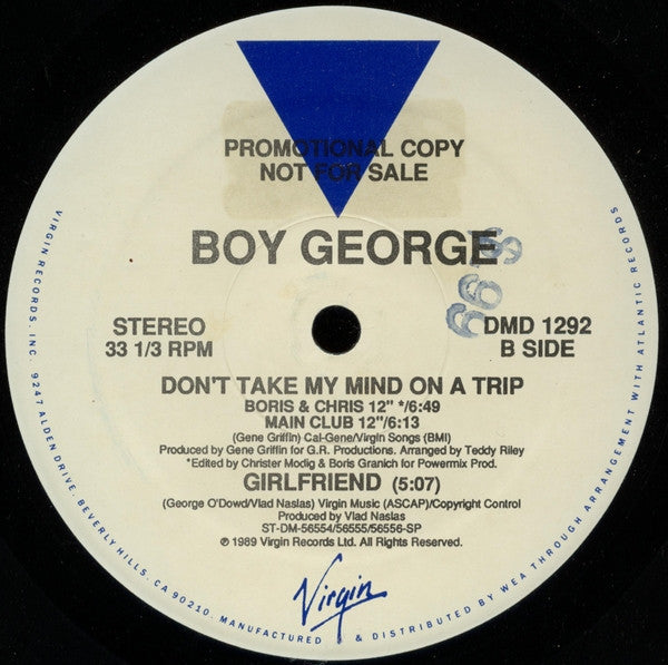 Don't Take My Mind On A Trip Boy George
