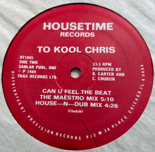 Can You Feel The Beat To Kool Chris