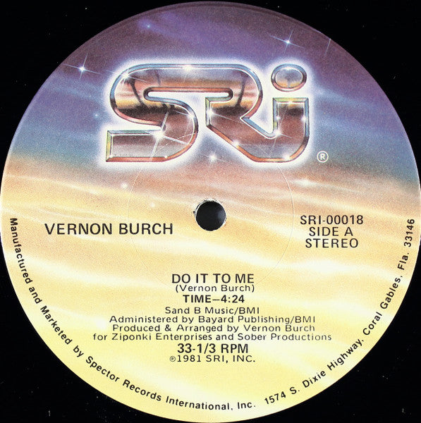 Do It To Me Vernon Burch