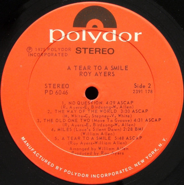 A Tear To A Smile Roy Ayers Ubiquity