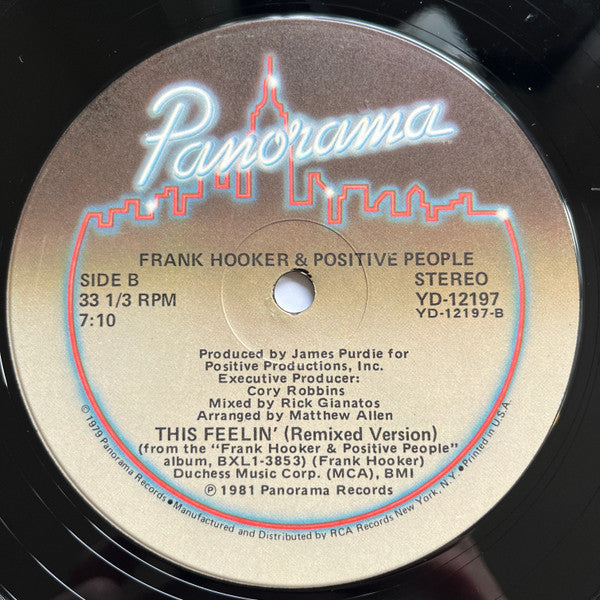 Ooh Suga Wooga / This Feelin' Frank Hooker & Positive People