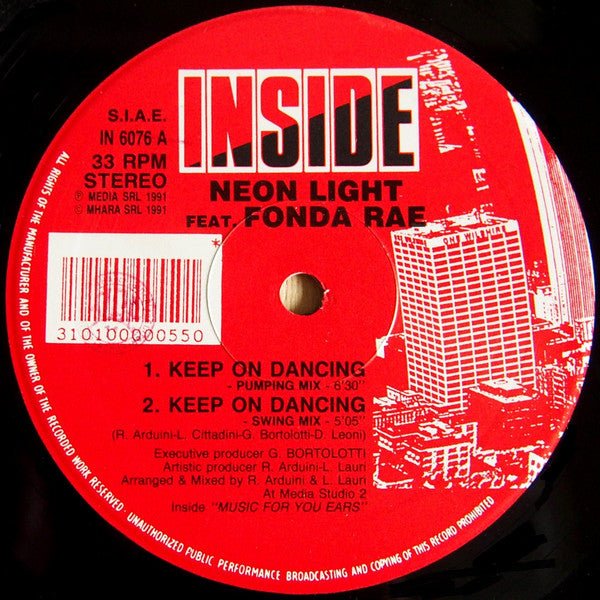 Keep On Dancing Neon Light,Fonda Rae