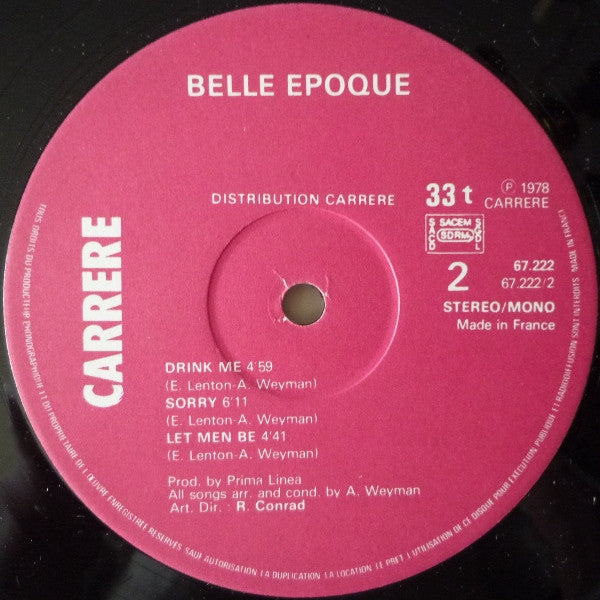 Bamalama Belle Epoque