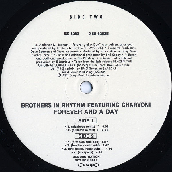 Forever And A Day Brothers In Rhythm,Charvoni