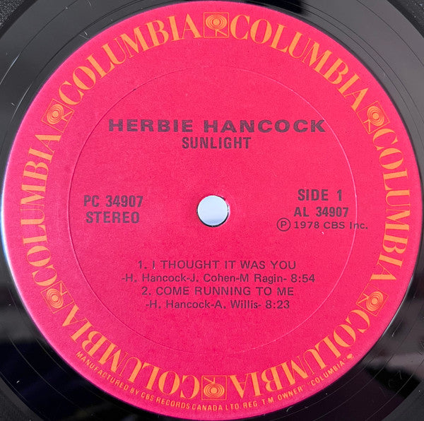 Sunlight Herbie Hancock