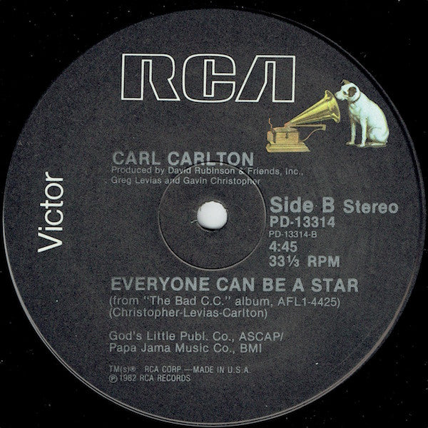 Baby, I Need Your Loving / Everyone Can Be A Star Carl Carlton