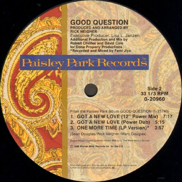 Got A New Love Good Question
