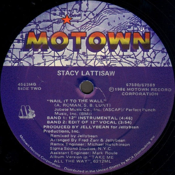 Nail It To The Wall (Special 12" Version) Stacy Lattisaw