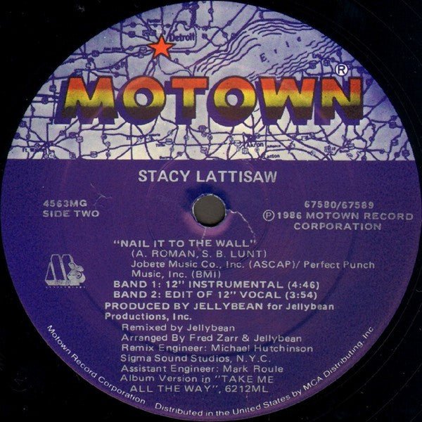 Nail It To The Wall (Special 12" Version) Stacy Lattisaw