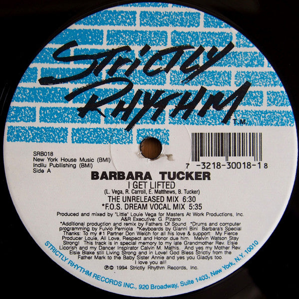 I Get Lifted Barbara Tucker