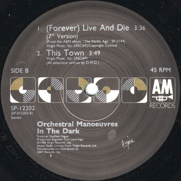 (Forever) Live And Die (Extended Remix) Orchestral Manoeuvres In The Dark