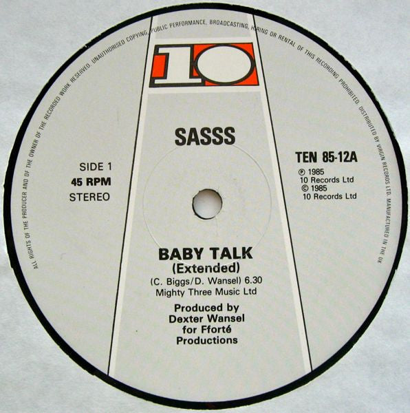 Baby Talk (Extended) Sasss