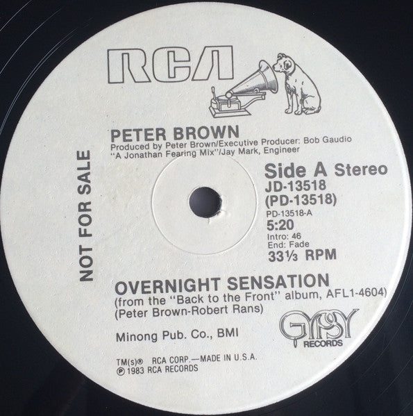 Overnight Sensation Peter Brown (2)