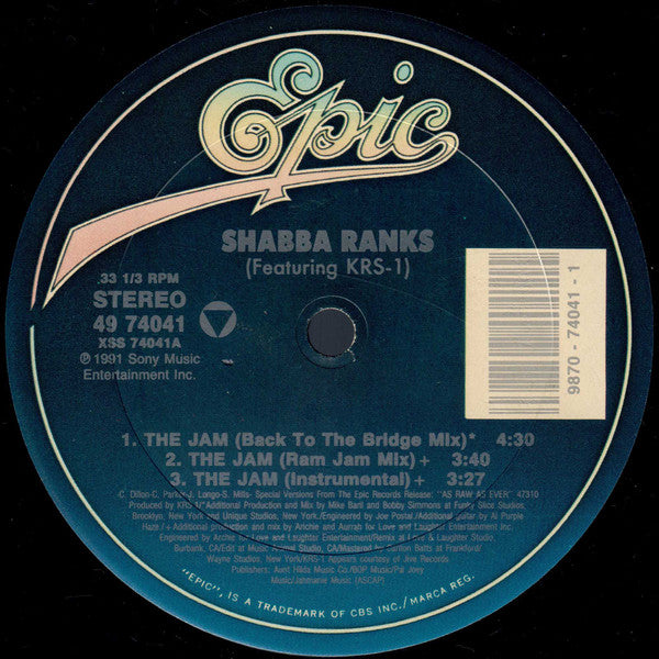 The Jam Shabba Ranks,KRS-One
