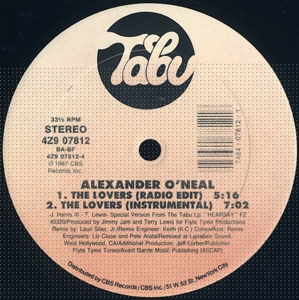 The Lovers (Special 12" Mixes) Alexander O'Neal