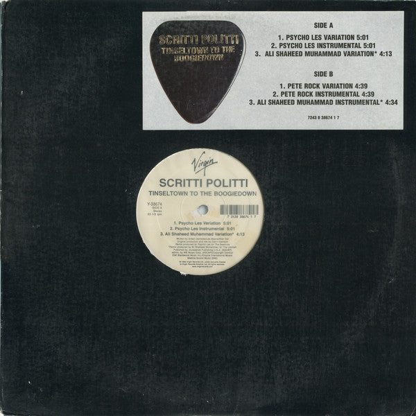Tinseltown To The Boogiedown Scritti Politti