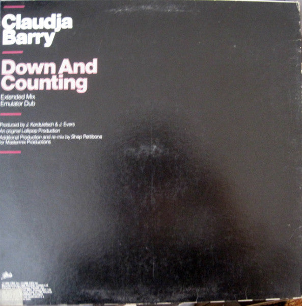 Down And Counting Claudja Barry