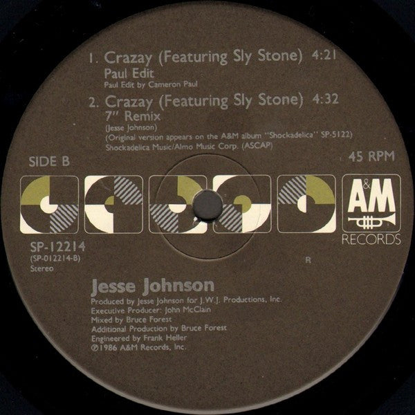 Crazay (Remix) Jesse Johnson,Sly Stone