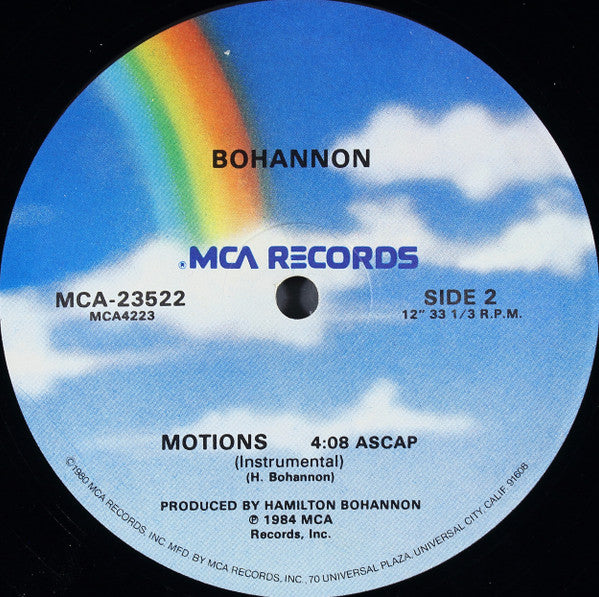 Motions Hamilton Bohannon