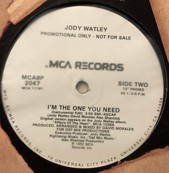 I'm The One You Need 2 Jody Watley