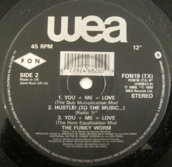 You + Me = Love Funky Worm