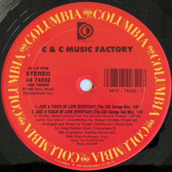 Just A Touch Of Love C + C Music Factory