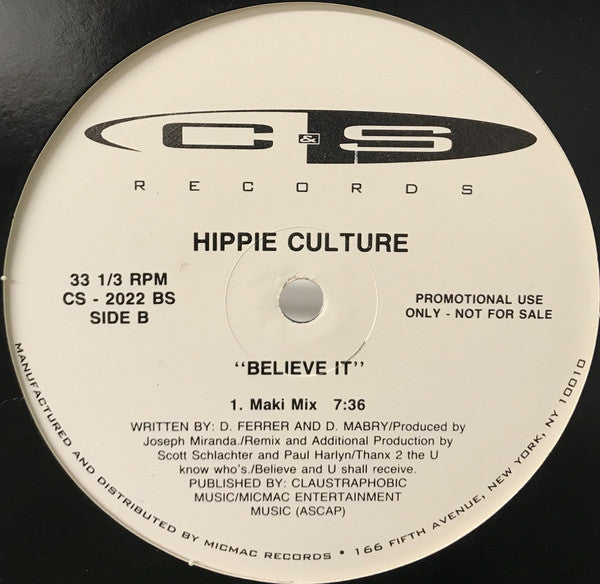 Believe It Hippie Culture