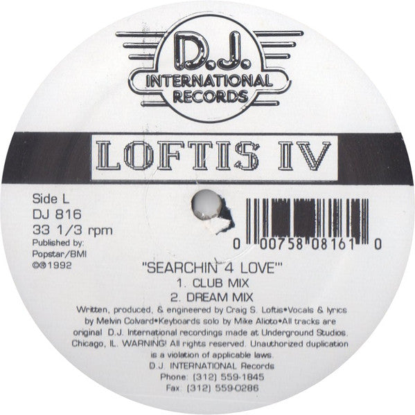 Searchin' 4 Love Craig S. Loftis