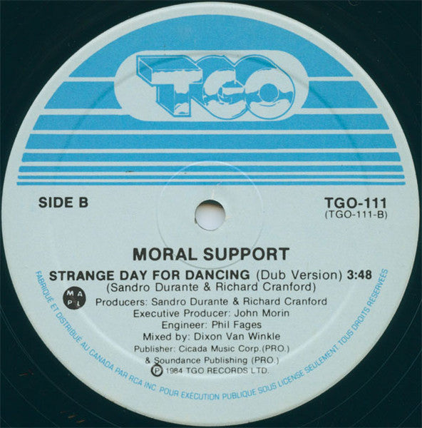 Strange Day For Dancing Moral Support