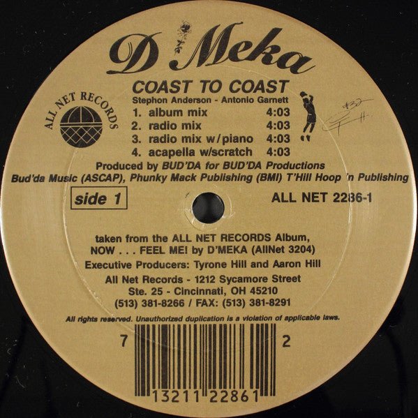 Coast To Coast / Gotta Get My Groove On D'Meka,Renaizzance