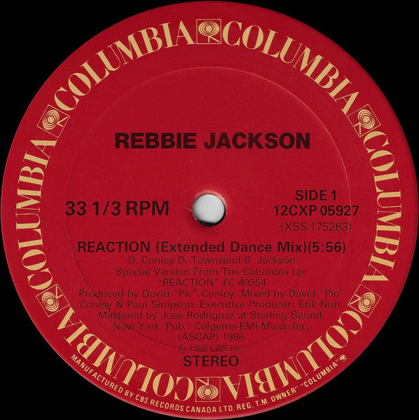 Reaction Rebbie Jackson