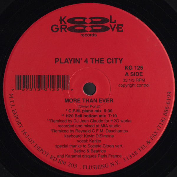 More Than Ever Playin' 4 The City