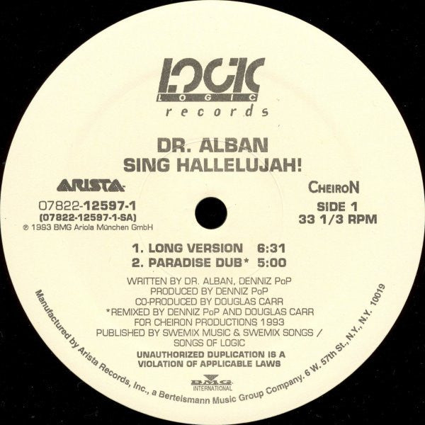 Sing Hallelujah! Dr. Alban