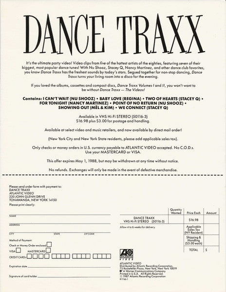 Dance Traxx - Volume Two Various