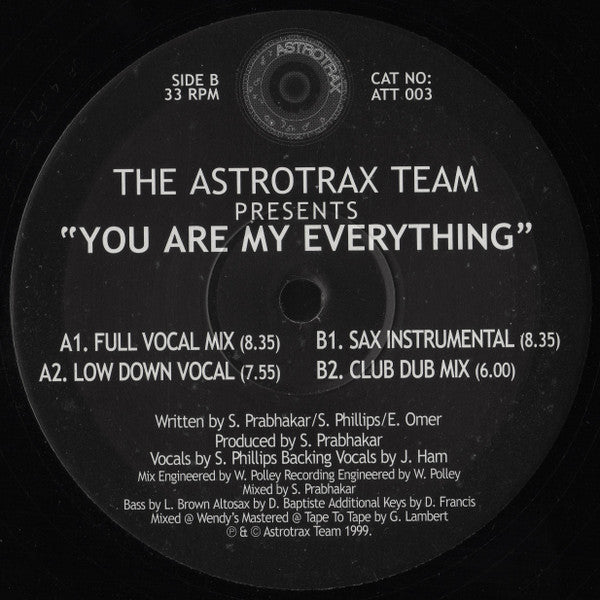 You Are My Everything Astrotrax
