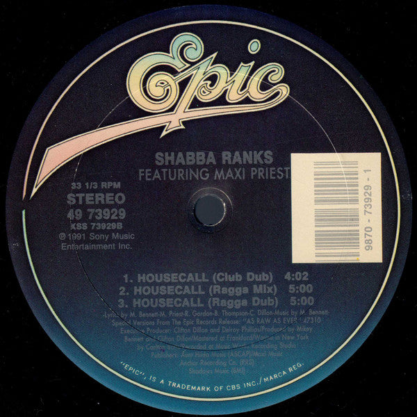 Housecall Shabba Ranks