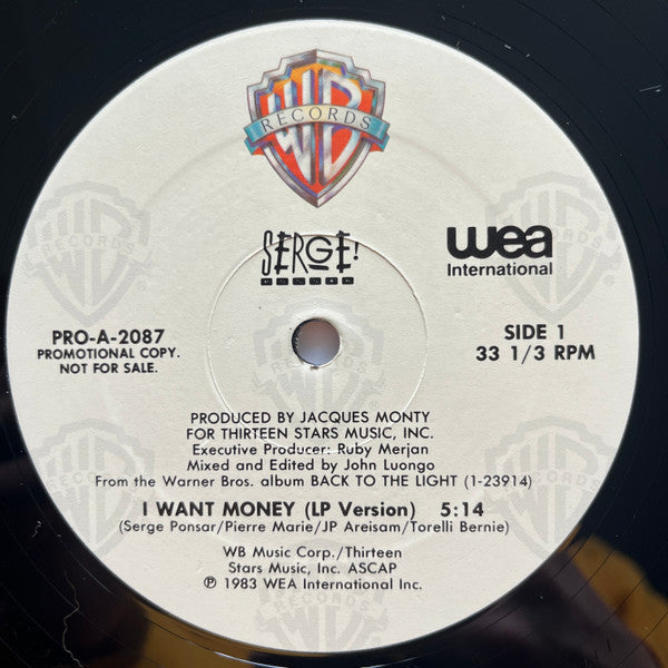 I Want Money Serge Ponsar