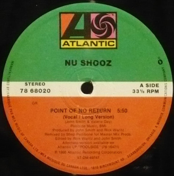 Point Of No Return (Extended Version) Nu Shooz