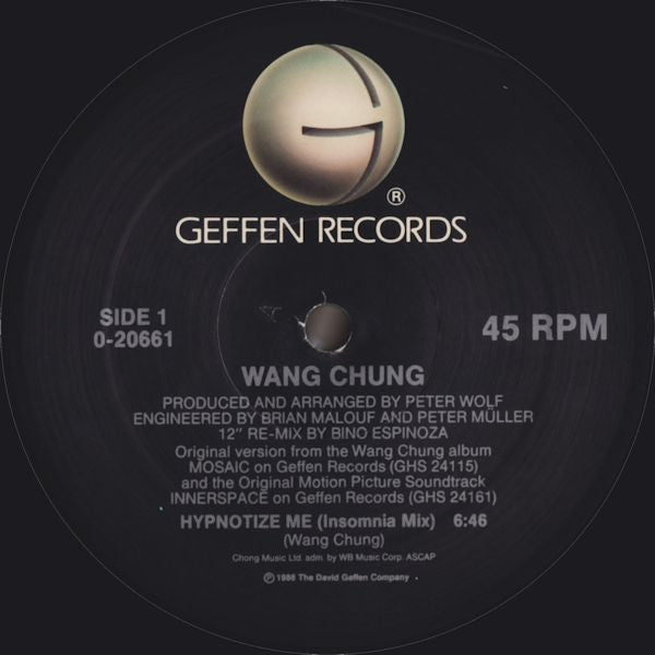 Hypnotise-moi Wang Chung