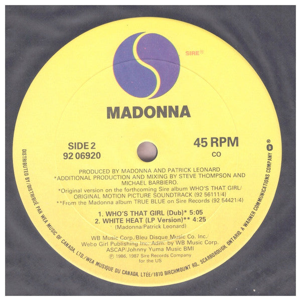 Who's That Girl Madonna