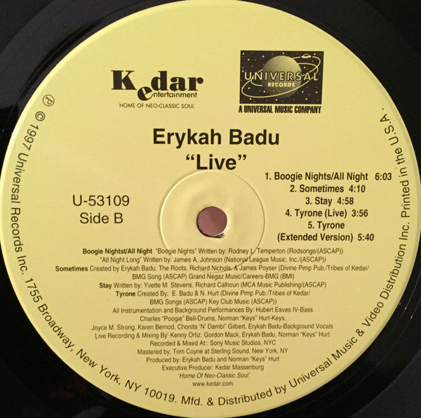 Live Erykah Badu