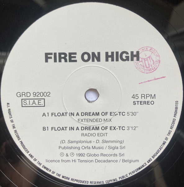 Float In A Dream Of EX-TC Fire On High