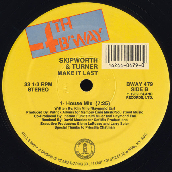 Make It Last Skipworth & Turner