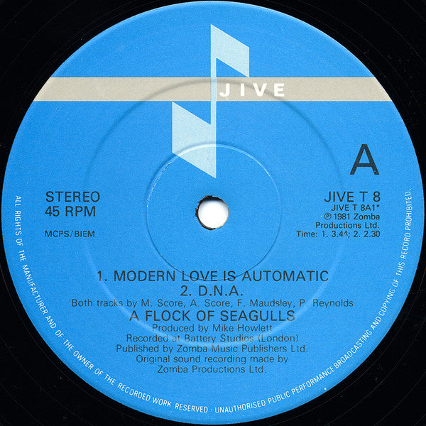 Modern Love Is Automatic A Flock Of Seagulls