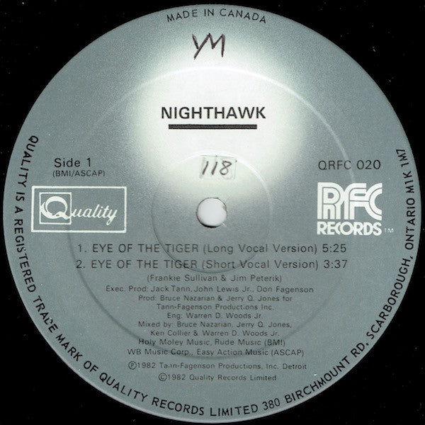 Eye Of The Tiger Nighthawk