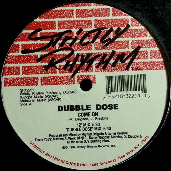 Come On / Make Me Feel Good Dubble Dose