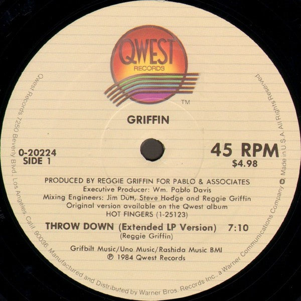 Throw Down Reggie Griffin