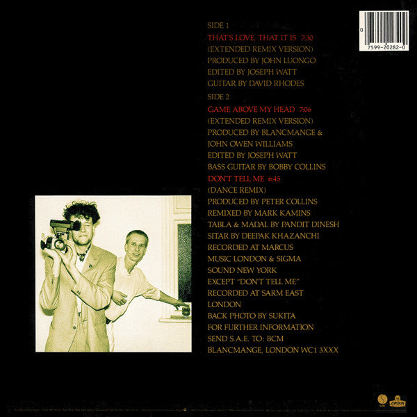 That's Love, That It Is Blancmange