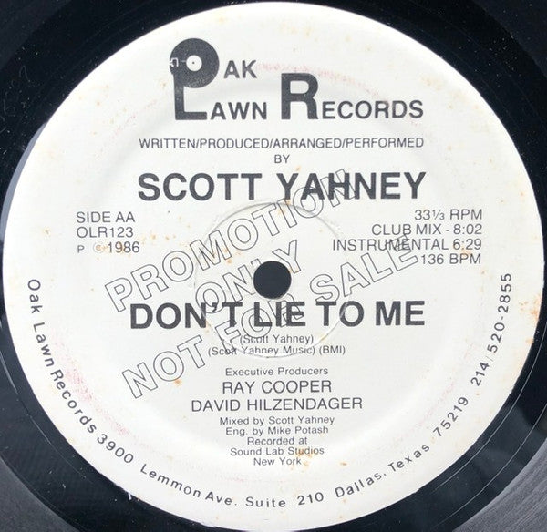 Sally-Boy Scott Yahney
